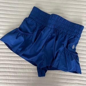 FP Movement Women’s Blue Get Your Flirt On Shorts Size Medium